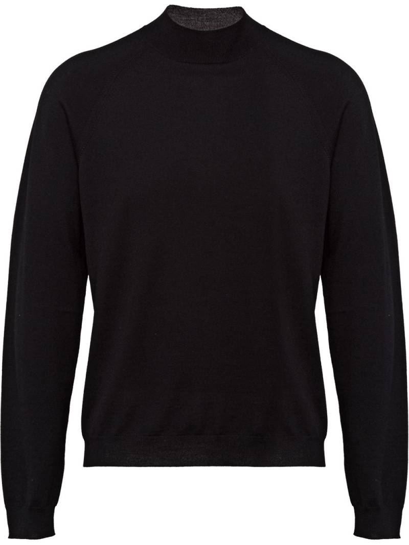 Prada turtle-neck fitted sweater - Black von Prada