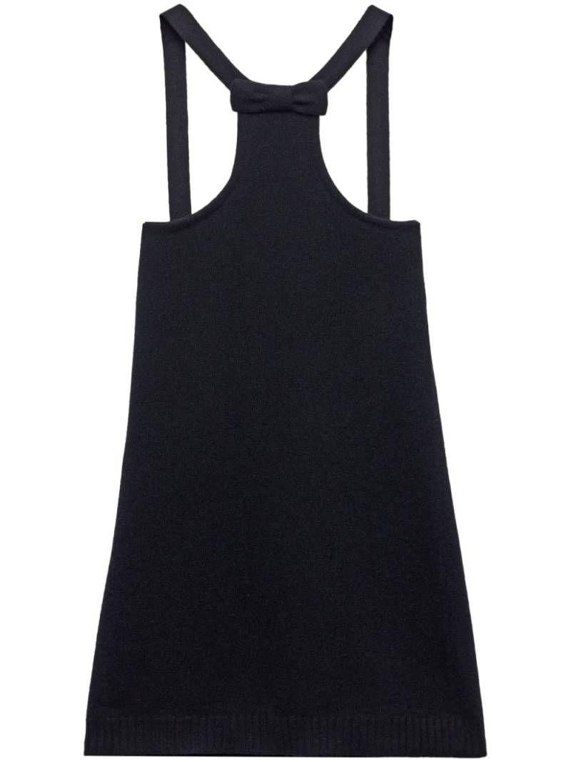 Prada wool mini dress - Black von Prada