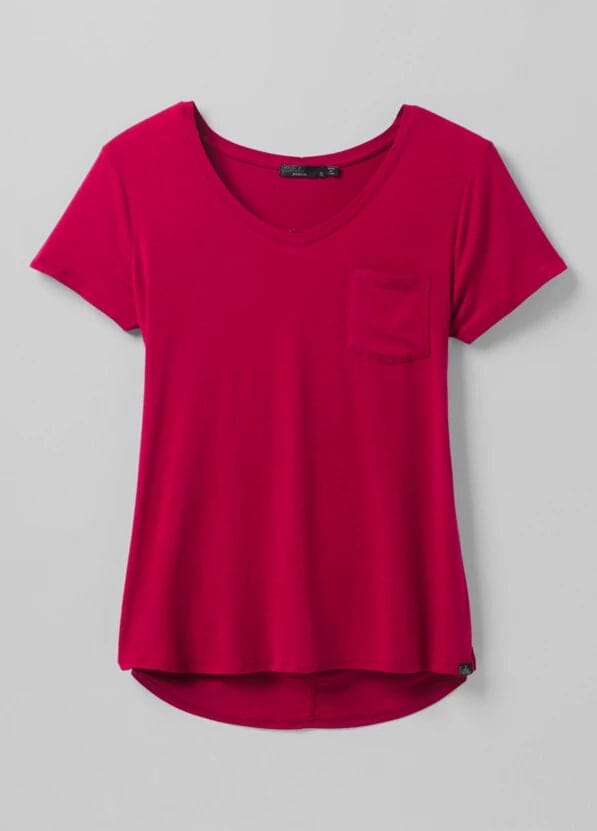 Prana Foundation Short Sleeve V-neck-M M von Prana