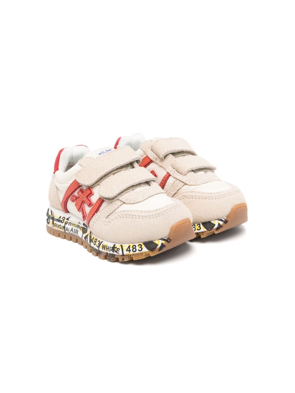 Premiata Kids Sky V panelled sneakers - Neutrals von Premiata Kids