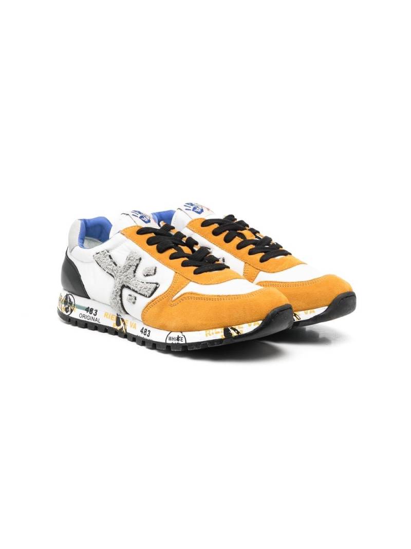 Premiata Kids TEEN colour-block low-top sneakers - Yellow von Premiata Kids