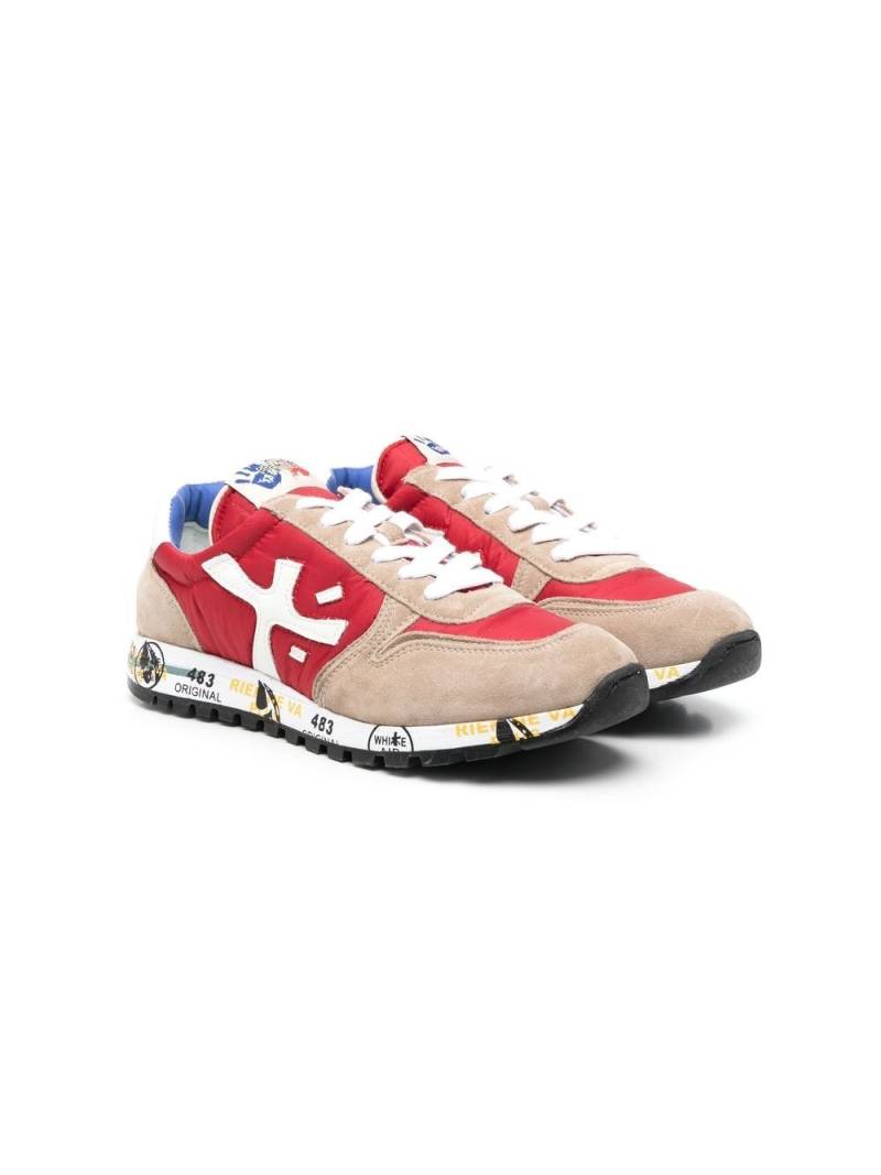 Premiata Kids TEEN colour-block sneakers - Brown von Premiata Kids