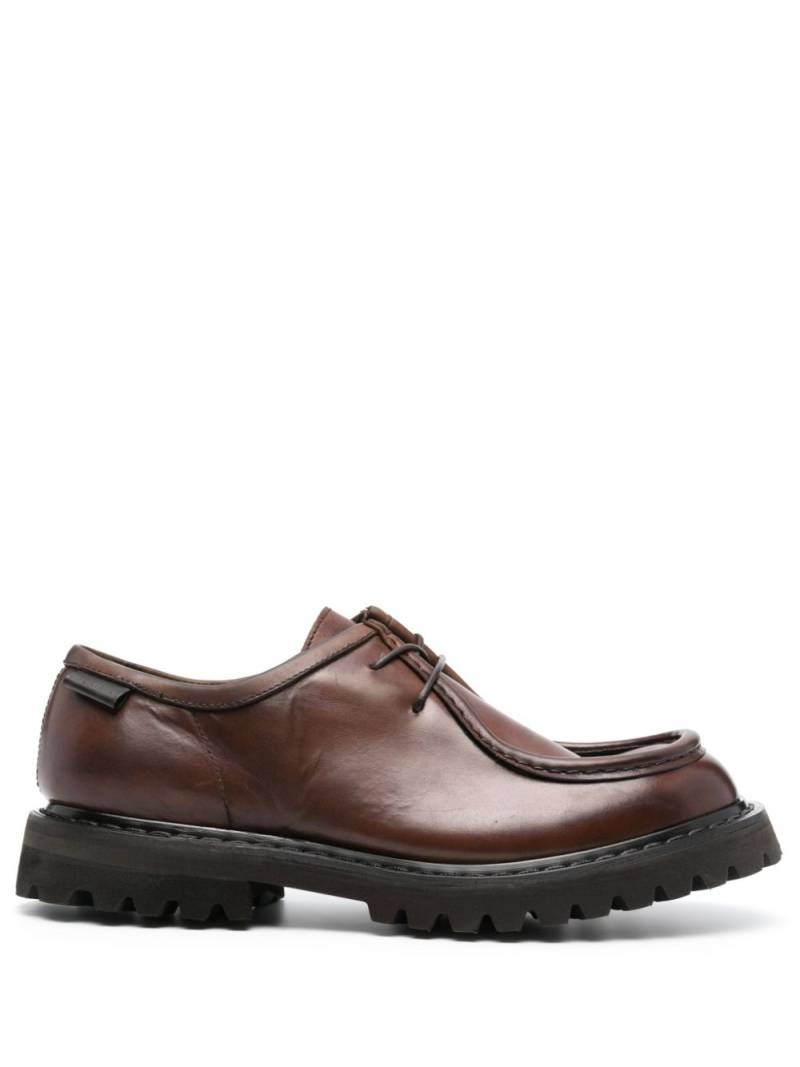 Premiata 40mm leather derby shoes - Brown von Premiata