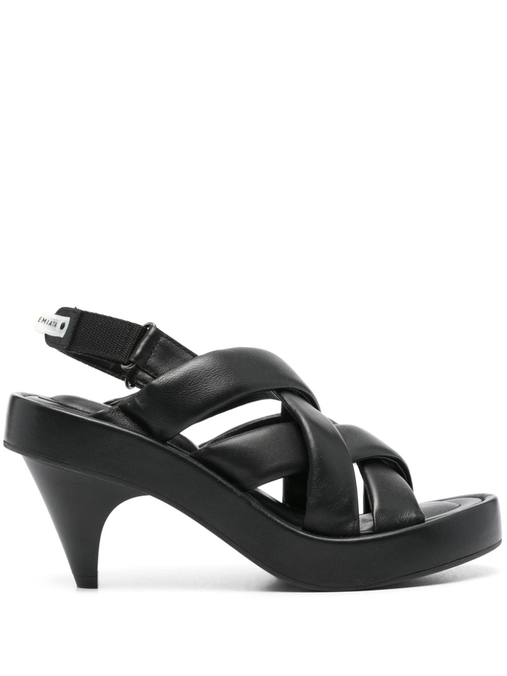Premiata 65mm leather sandals - Black von Premiata