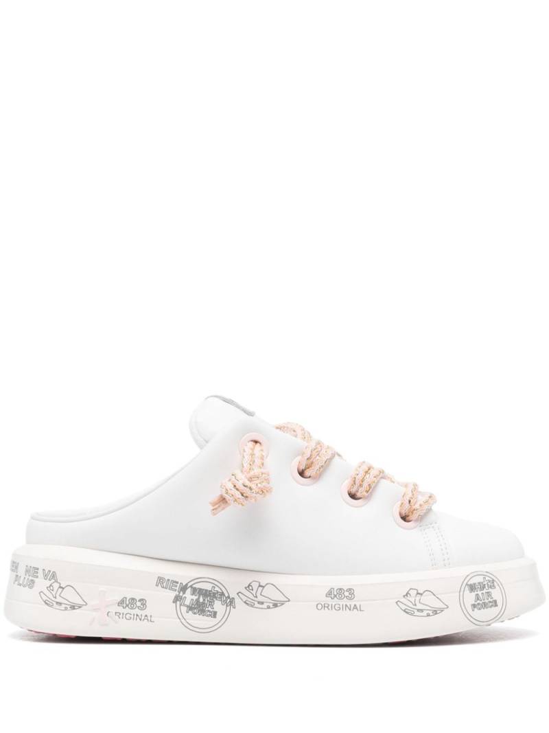 Premiata Belle leather slip-on sneakers - White von Premiata