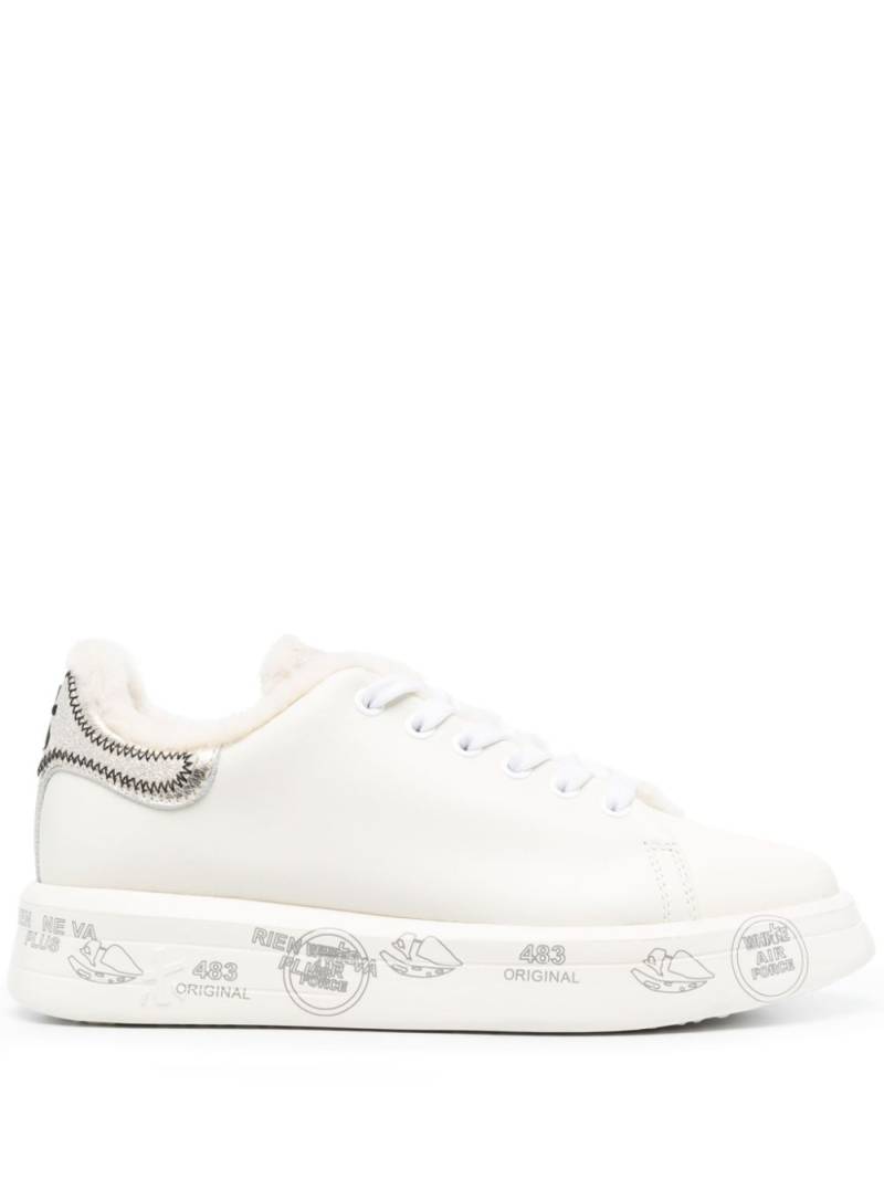 Premiata Belle leather sneakers - Neutrals von Premiata