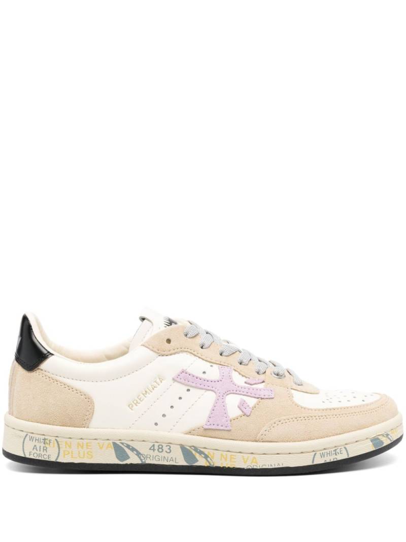 Premiata Clay leather sneakers - Neutrals von Premiata