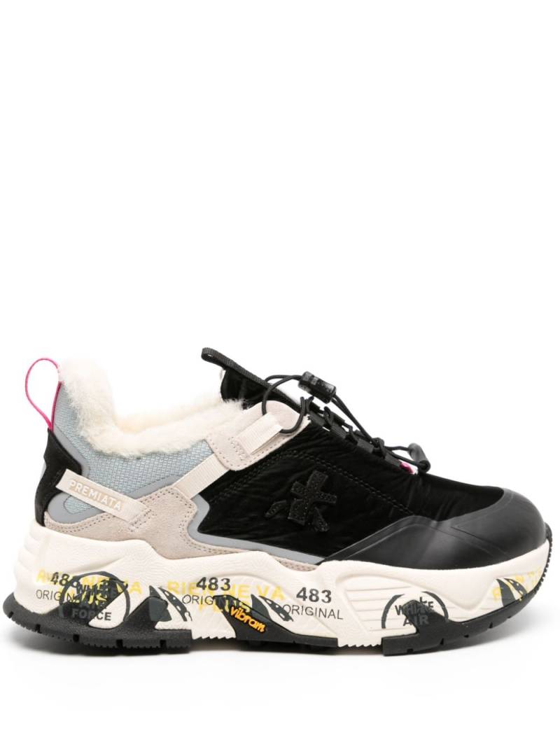 Premiata Crossd 345M shearling-lining sneakers - Black von Premiata