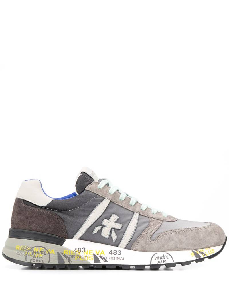 Premiata Lander stamped sole sneakers - Grey von Premiata