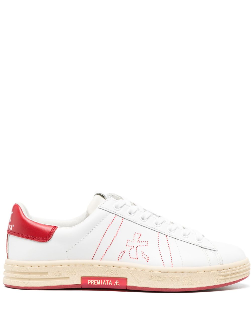 Premiata Russel low-top leather sneakers - White von Premiata