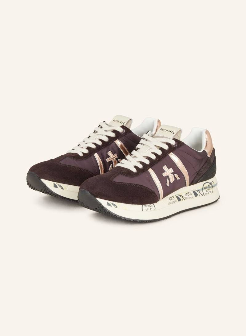 Premiata Sneaker Conny braun von Premiata