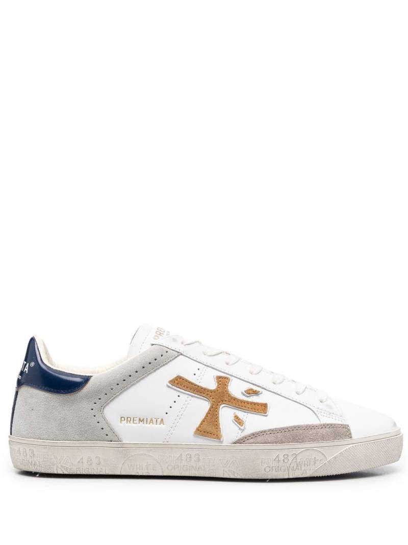 Premiata Steven multi-panelled sneakers - White von Premiata