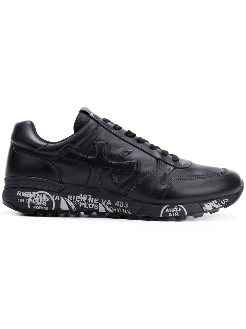 Premiata classic logo sneakers - Black von Premiata