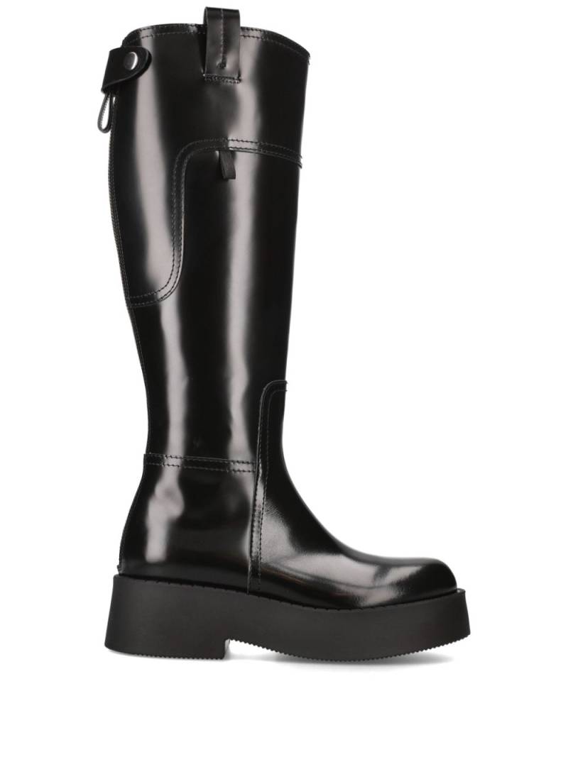 Premiata leather boots - Black von Premiata