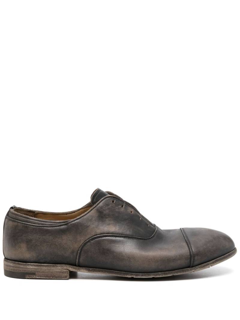 Premiata leather oxford shoes - Black von Premiata