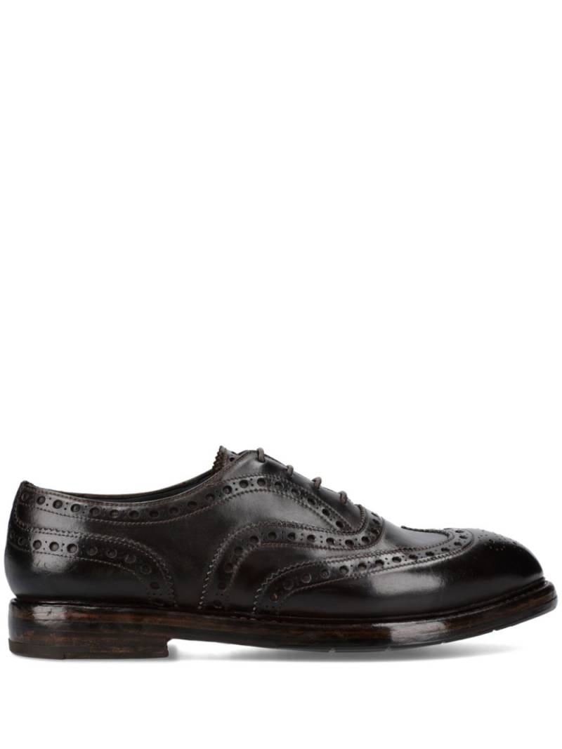 Premiata leather oxford shoes - Black von Premiata