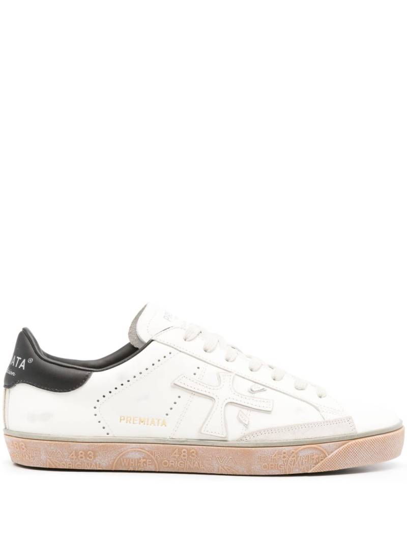 Premiata logo-appliqué sneakers - White von Premiata