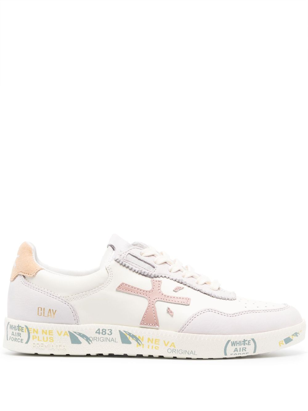 Premiata logo-detail low-top sneakers - White von Premiata