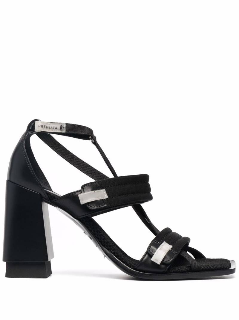 Premiata logo-patch strappy sandals - Black von Premiata