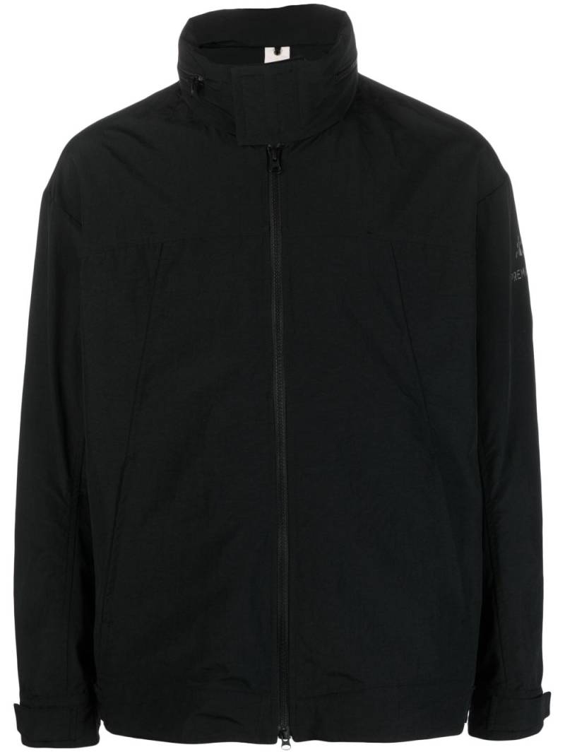 Premiata long-sleeve zip-up windbreaker - Black von Premiata