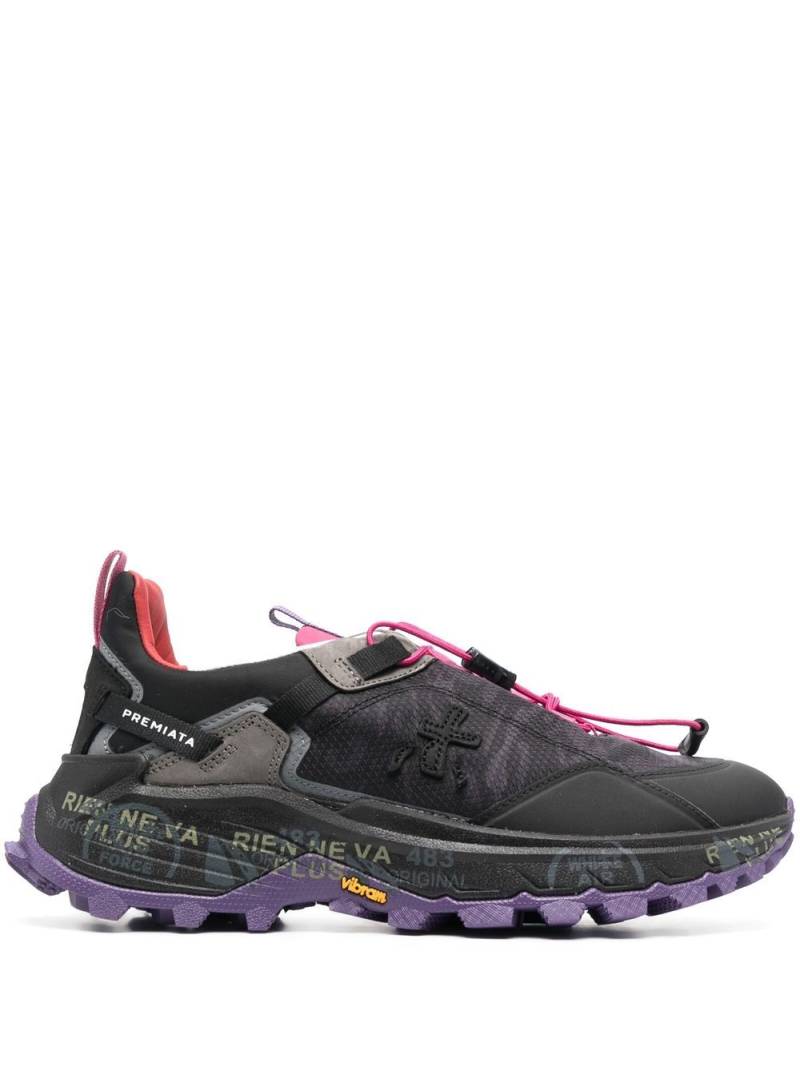 Premiata multi-panel lace-up sneakers - Black von Premiata