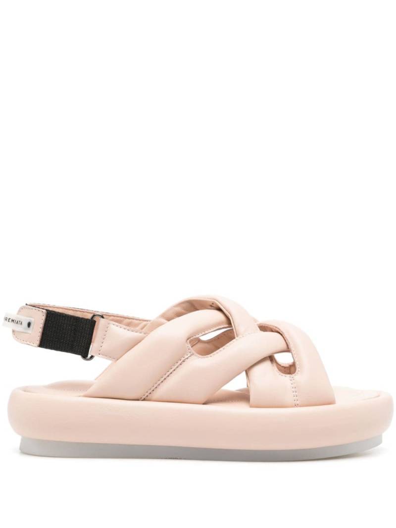 Premiata padded leather sandals - Pink von Premiata