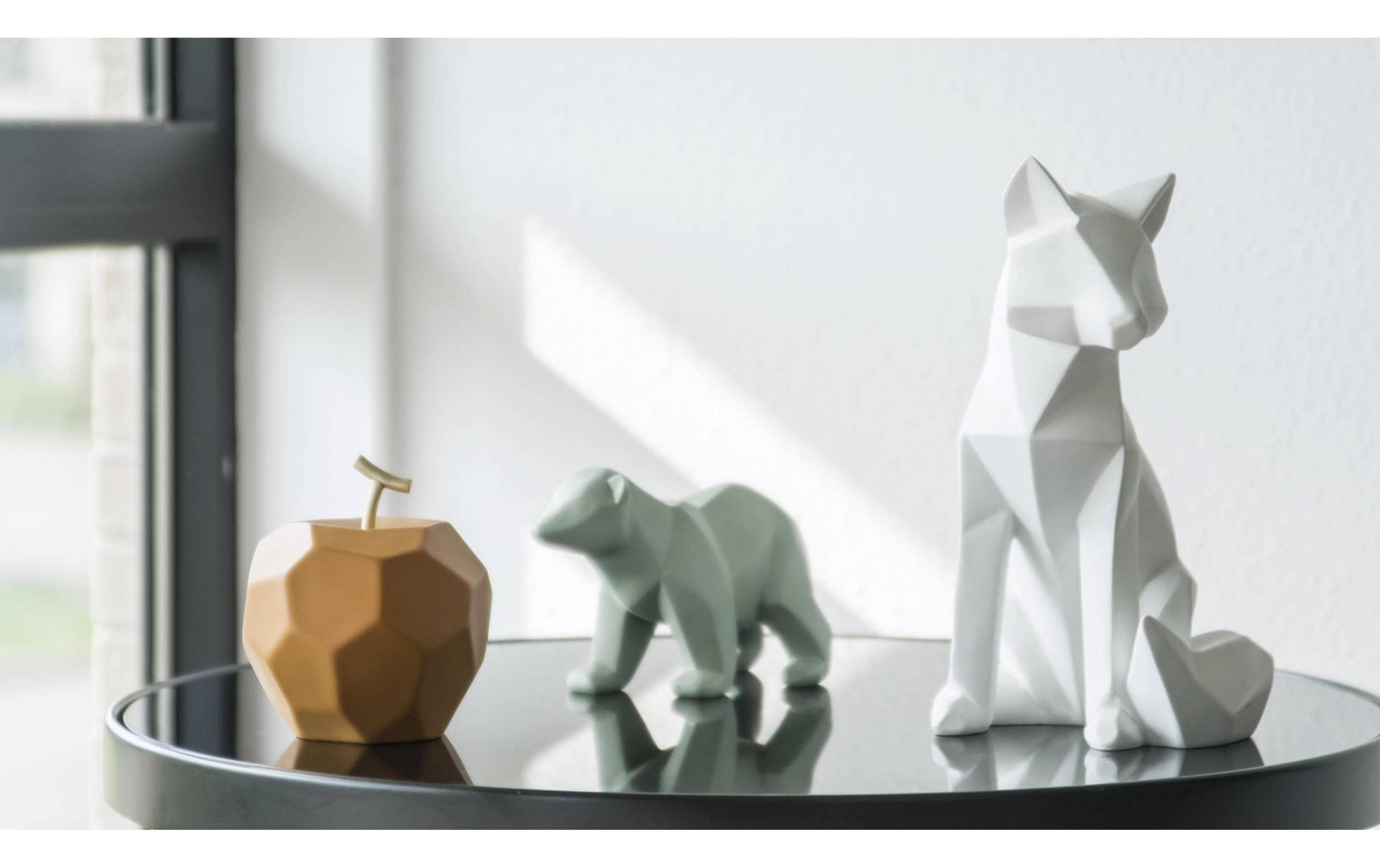 Present Time Dekofigur »Origami Fuchs, Weiss matt« von Present Time