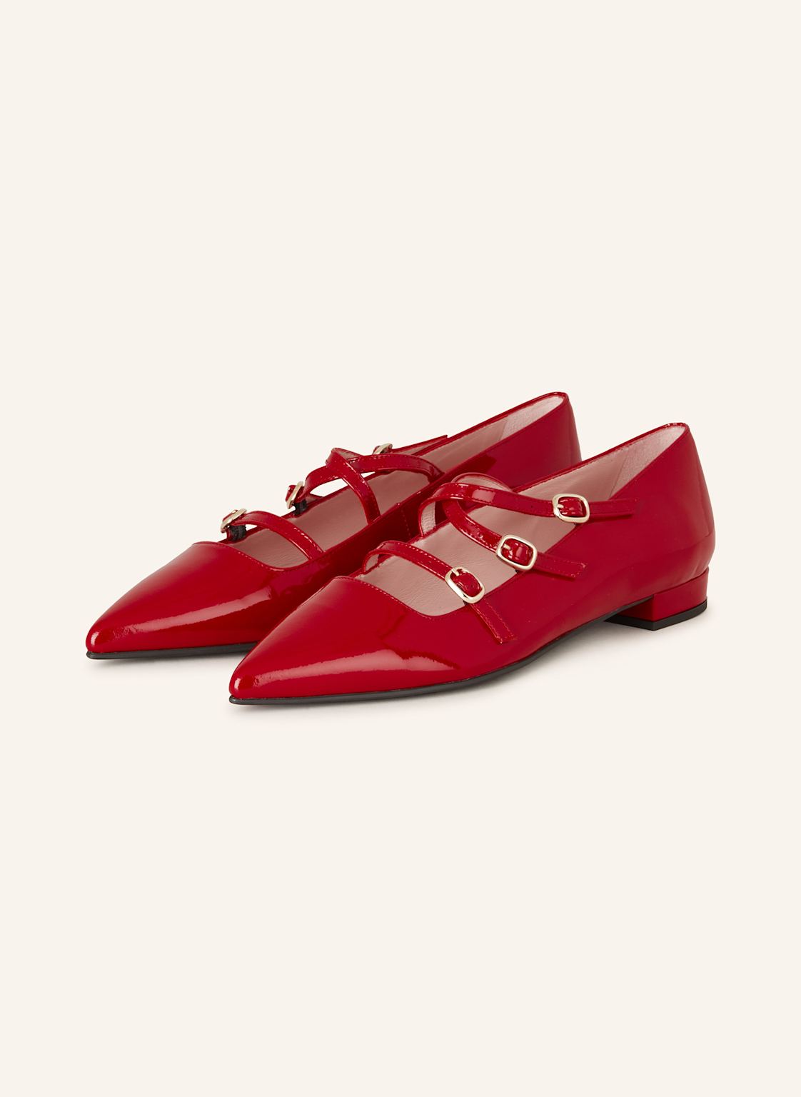 Pretty Ballerinas Mary-Jane-Ballerinas Clementine rot von Pretty Ballerinas