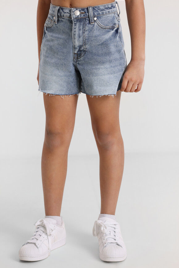 Pretty Mess Jeansshorts | Gewaschen Blau | Mädchen  | 10 von Pretty Mess