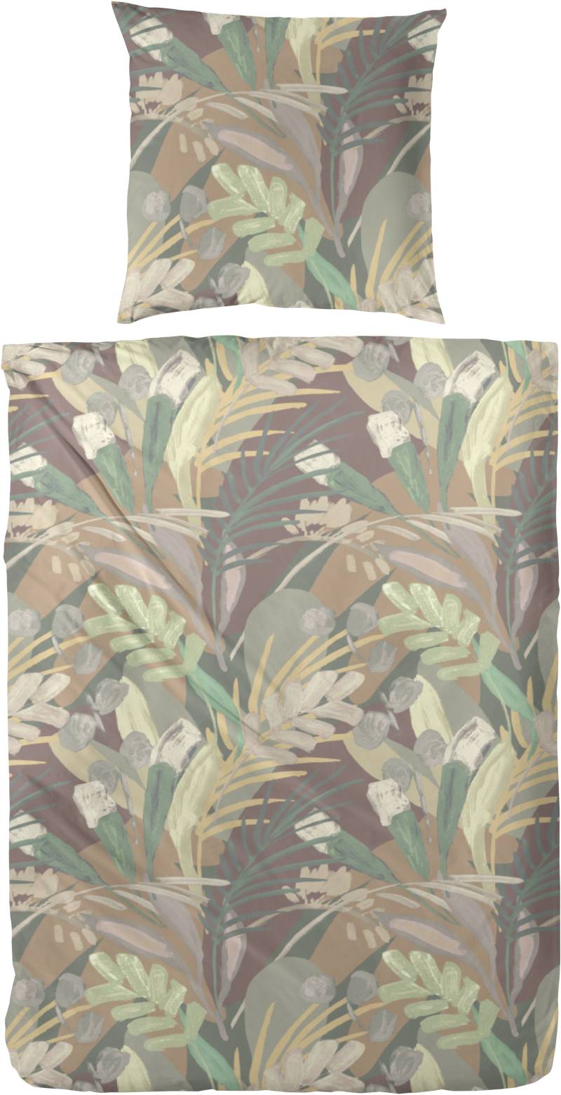 Primera Bettwäsche »Feinbiber-Bettwäsche Selva«, in expressiv floralen Design von Primera