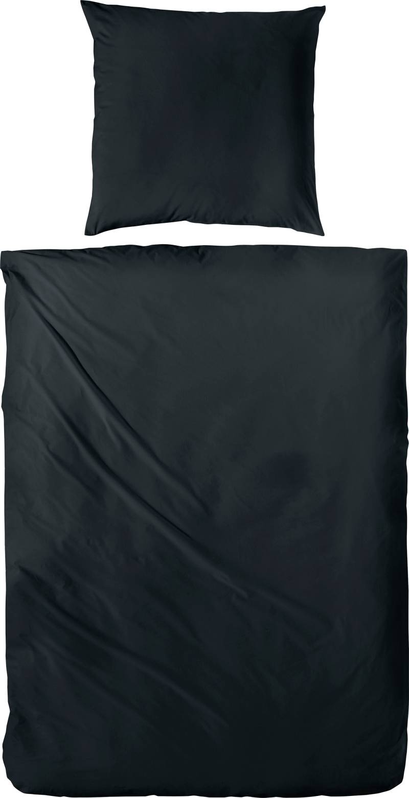 Primera Bettwäsche »Uni Luxus-Satin in Gr. 135x200, 155x220 oder 200x200 cm«, Bettwäsche aus Baumwolle, unifarbene Bettwäsche mit Reissverschluss von Primera