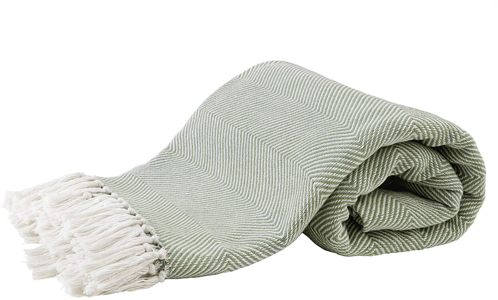 Primera Tagesdecke »Fransen«, mit stylischem Fransenrand und Fischgrat-Muster Primera Tagesdecke »Fransen«, mit stylischem Fransenrand und Fischgrat-Muster von Primera