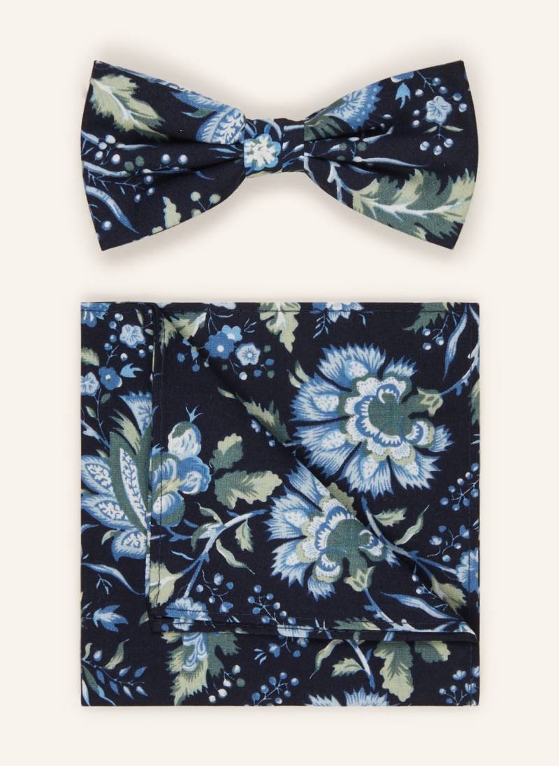 Prince Bowtie Set: Fliege Und Einstecktuch blau von Prince BOWTIE