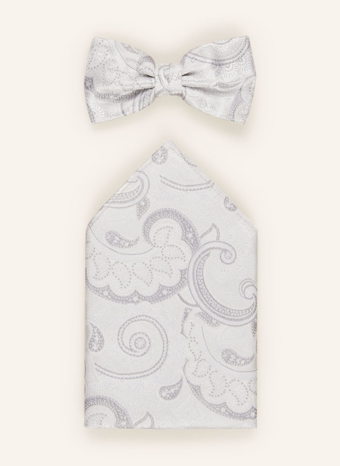 Prince Bowtie Set: Fliege Und Einstecktuch grau Prince Bowtie Set: Fliege Und Einstecktuch grau von Prince BOWTIE