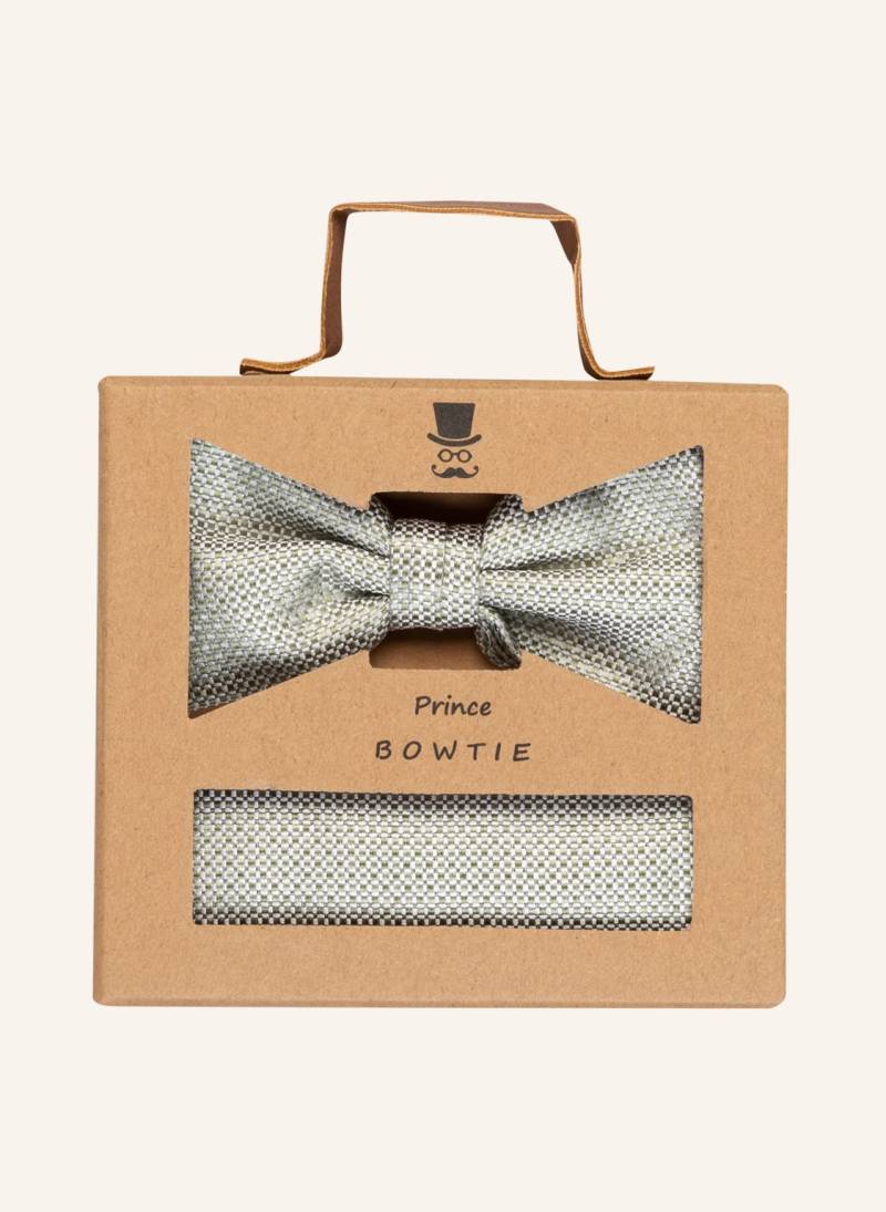 Prince Bowtie Set: Fliege Und Einstecktuch gruen von Prince BOWTIE