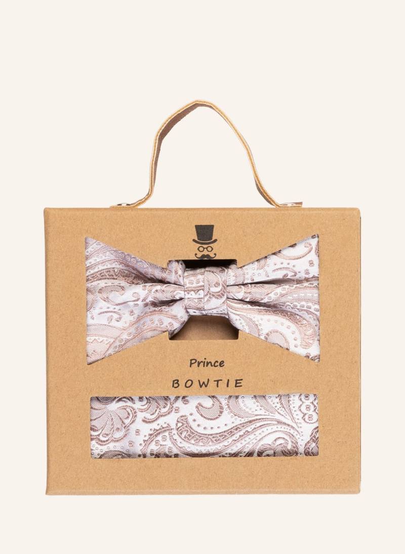 Prince Bowtie Set: Fliege Und Einstecktuch rosa von Prince BOWTIE