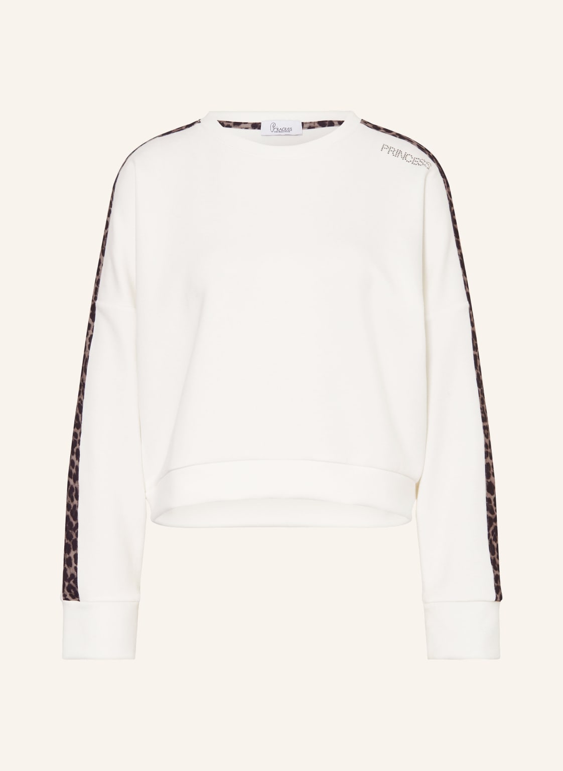 Princess Goes Hollywood Cropped-Shirt Mit Galonstreifen weiss von Princess GOES HOLLYWOOD