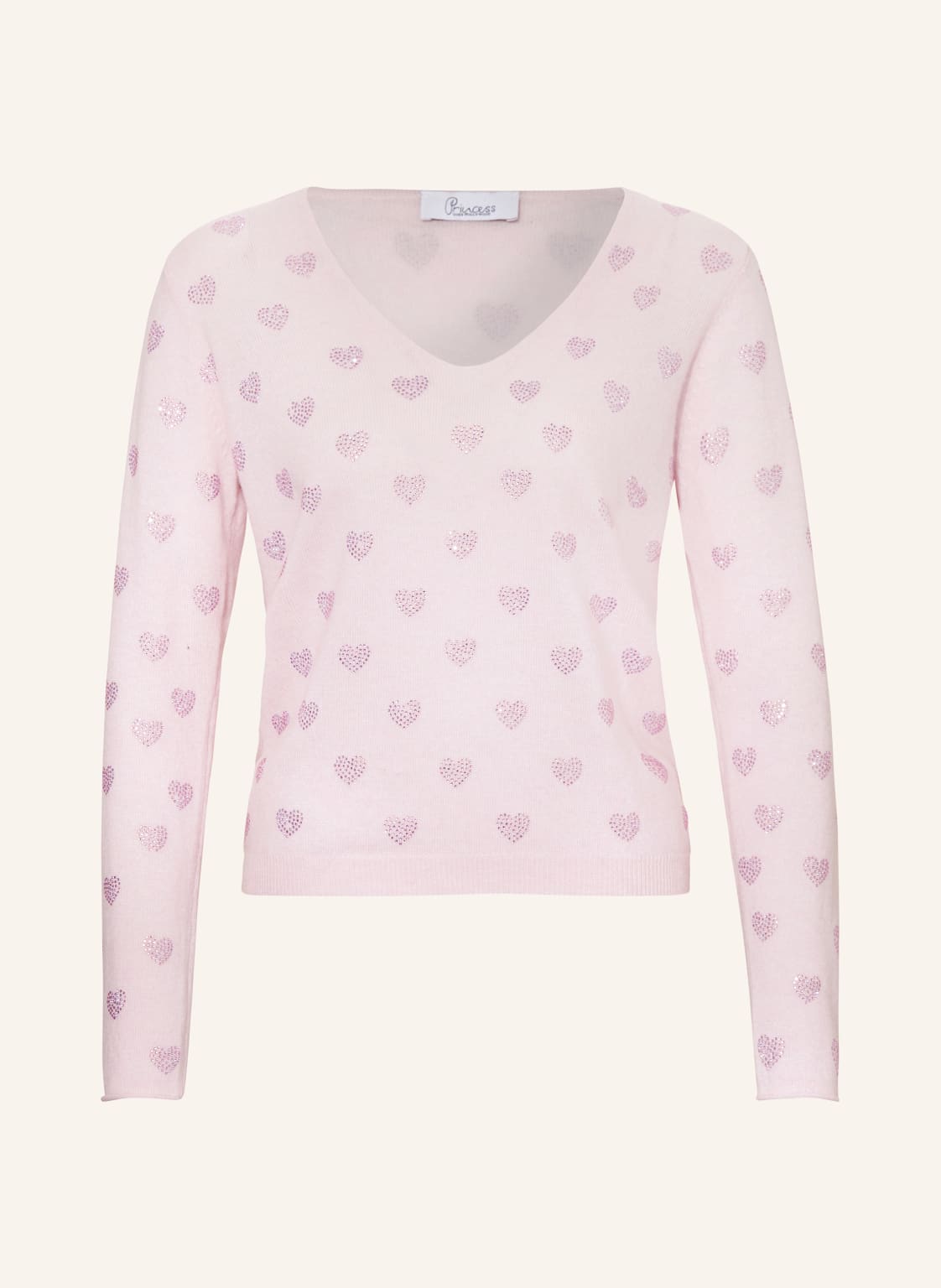 Princess Goes Hollywood Pullover Mit Cashmere Und Schmucksteinen rosa von Princess GOES HOLLYWOOD