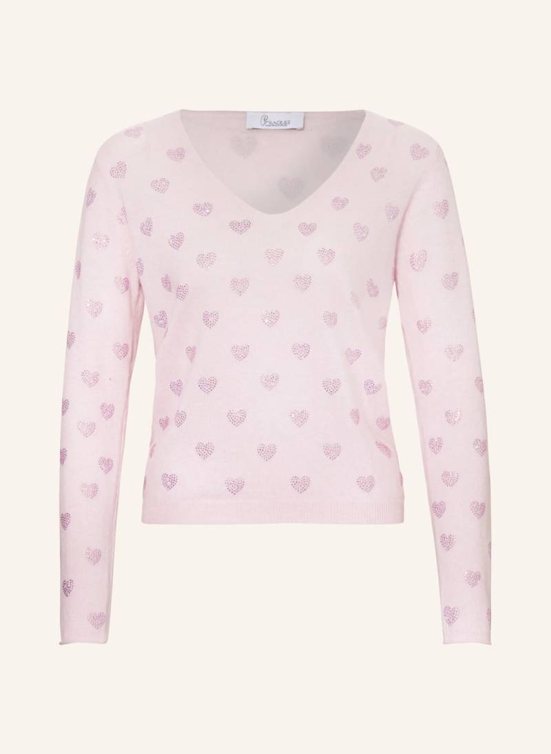 Princess Goes Hollywood Pullover Mit Cashmere Und Schmucksteinen rosa von Princess GOES HOLLYWOOD