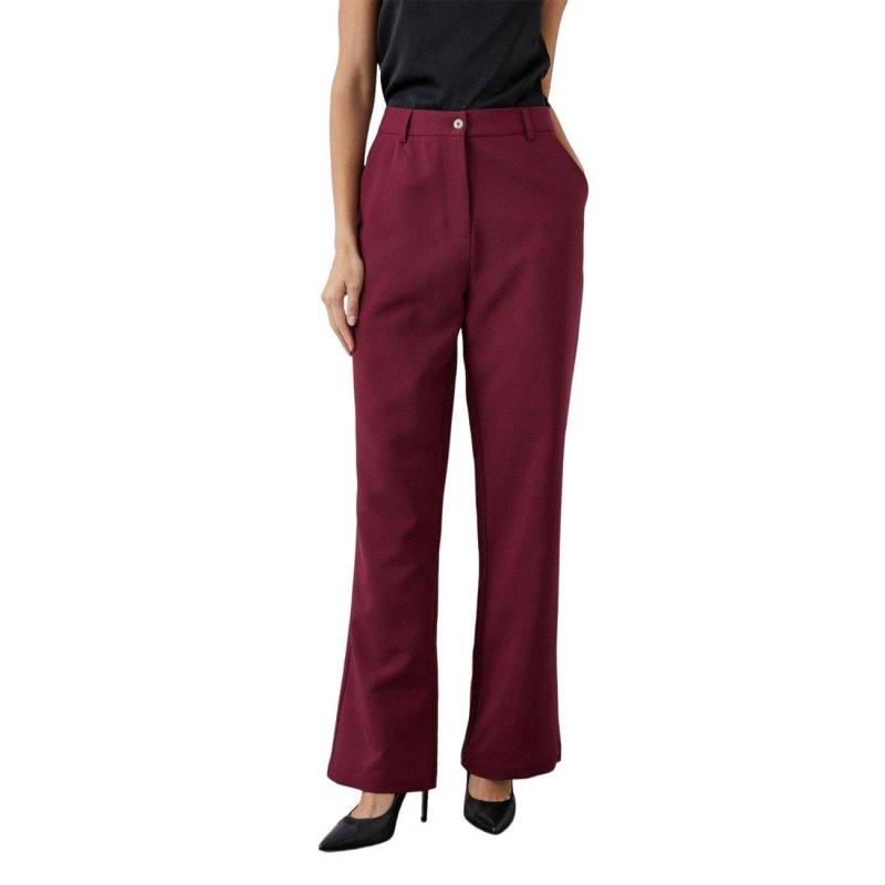 Kickflare Hosen Damen Weinrot 44 von Principles