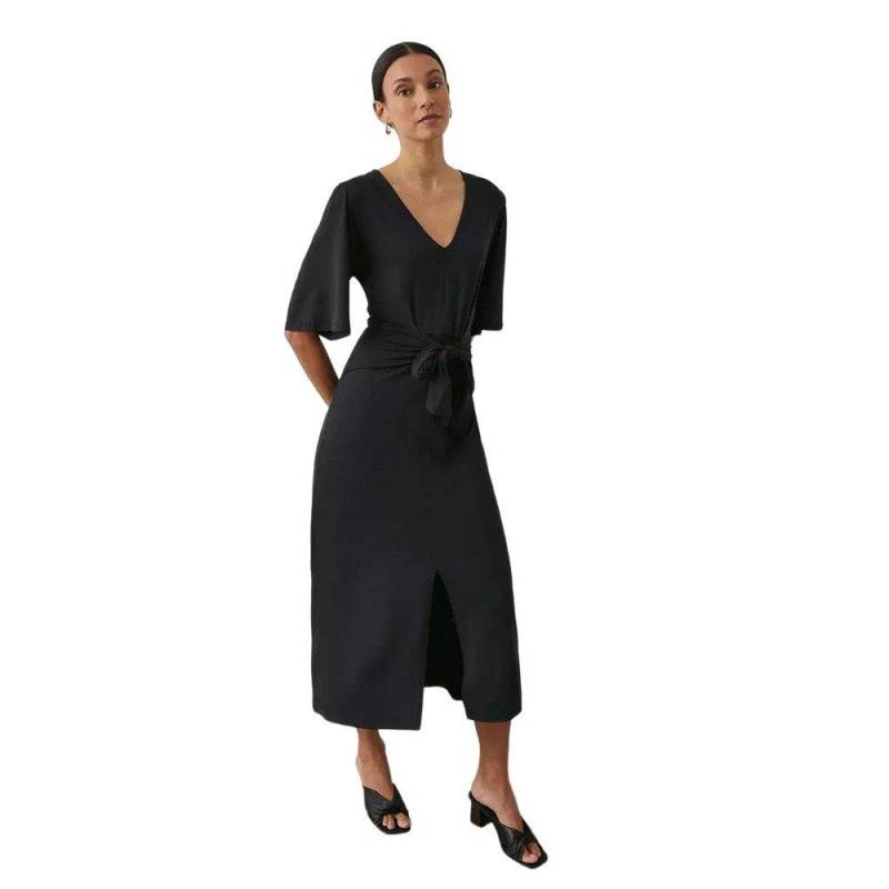 Kleid Bindegürtel Damen Schwarz 34 von Principles