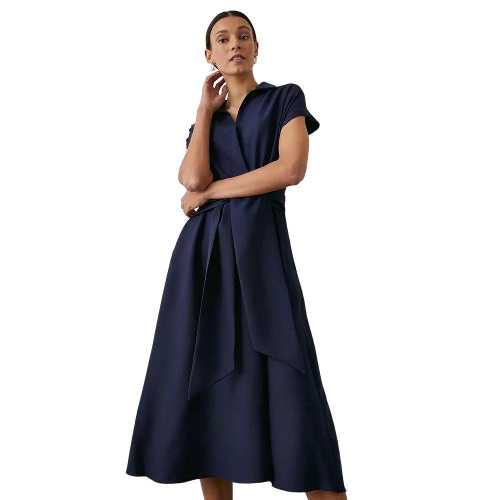 Midikleid Gürtel Damen Marine 34 von Principles