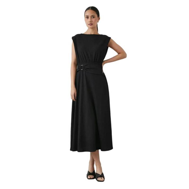 Midikleid Gürtel Damen Schwarz 38 von Principles