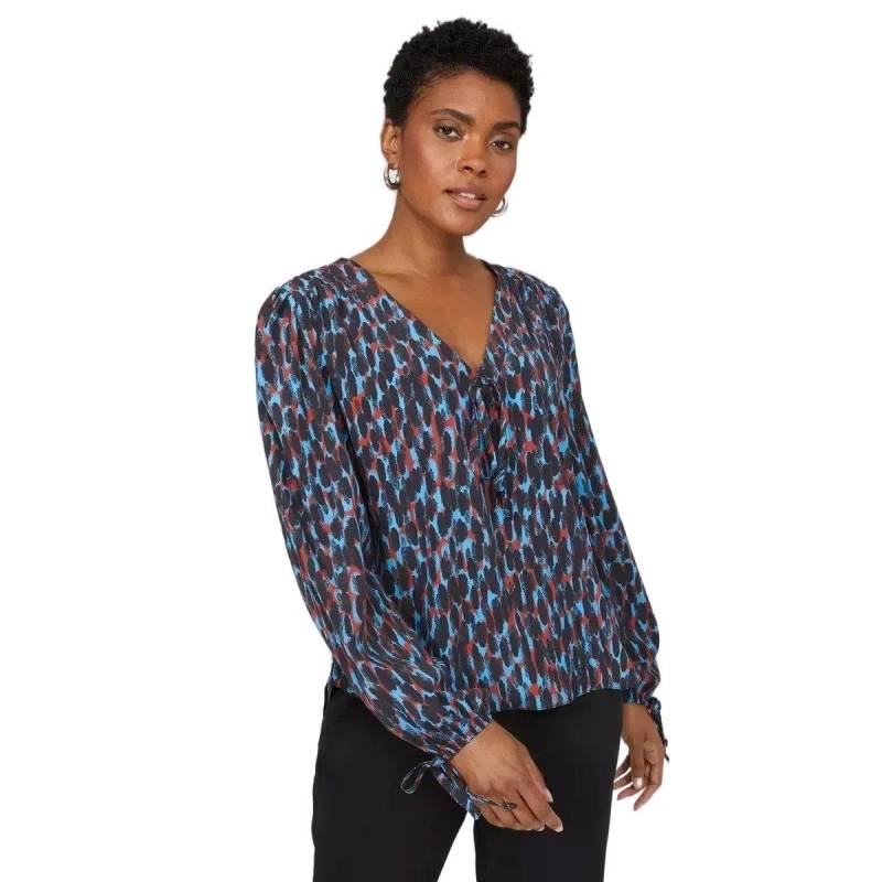 Petite Bluse Vausschnitt Damen Multicolor 36 von Principles