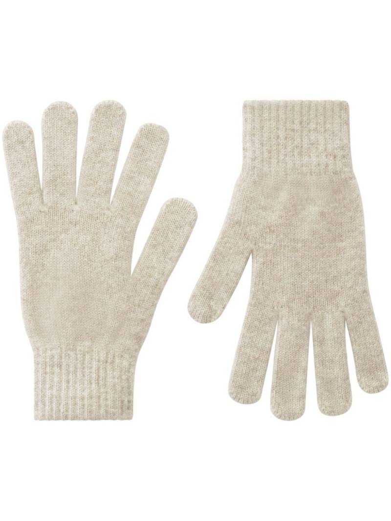 Pringle of Scotland Classic cashmere gloves - Neutrals von Pringle of Scotland