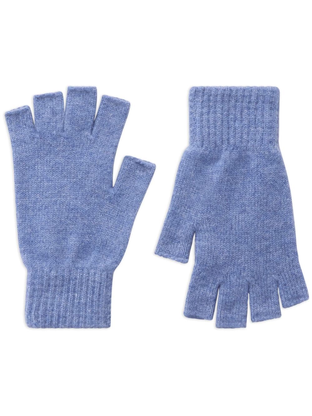 Pringle of Scotland Fingerless cashmere gloves - Blue von Pringle of Scotland