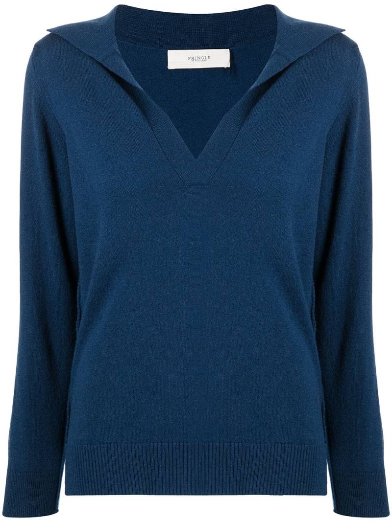 Pringle of Scotland Polo-style jumper - Blue von Pringle of Scotland