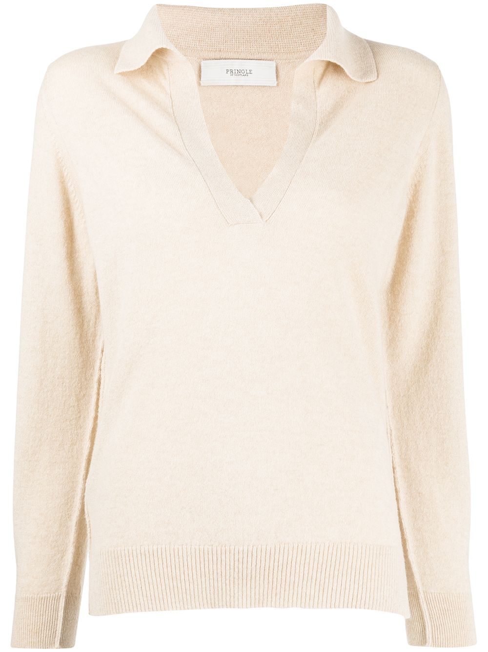 Pringle of Scotland Polo-style jumper - Neutrals von Pringle of Scotland