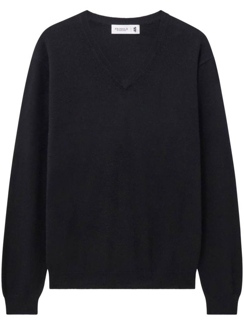 Pringle of Scotland V-neck cashmere jumper - Black von Pringle of Scotland