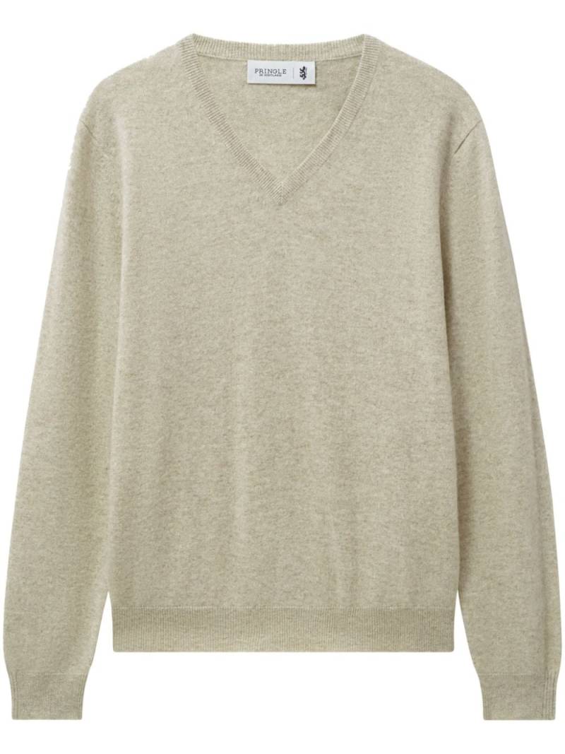 Pringle of Scotland V-neck cashmere jumper - Neutrals von Pringle of Scotland